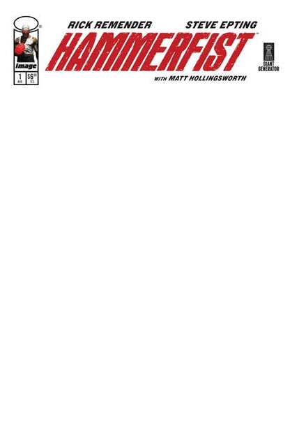 🔞 Hammerfist #1 - Image - Rick Remender - Blank Sketch Variant (Pre-Order) C31-P35
