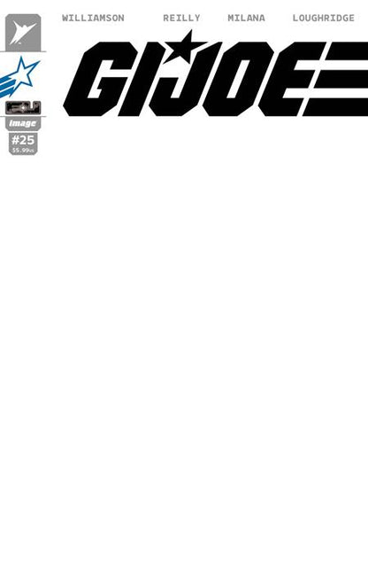 GI Joe #25 - Energon Universe - Blank Sketch Joe Variant (Closed) R2633