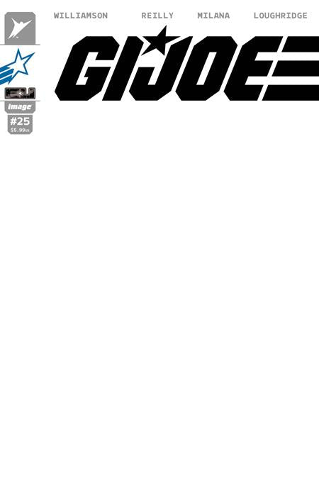 GI Joe #25 - Energon Universe - Blank Sketch Joe Variant (Closed) R2633