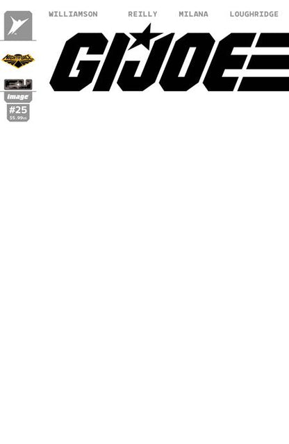 GI Joe #25 - Energon Universe - Blank Sketch Night Force Variant (Closed) R2633