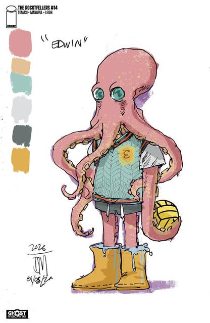 Rocketfellers #14 - Image - Francis Manapul Design Sketch Var (Closed) R2638