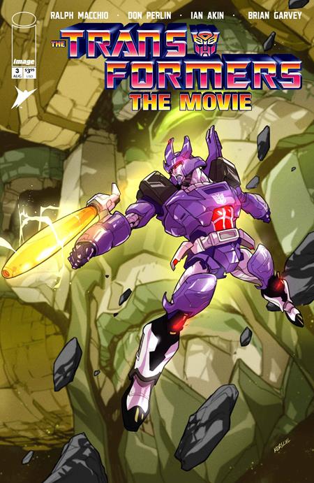 Transformers: The Movie #3 - 40th Anniversary (VF/NM) - Karl Kerschl Main Cover (Released) R2631