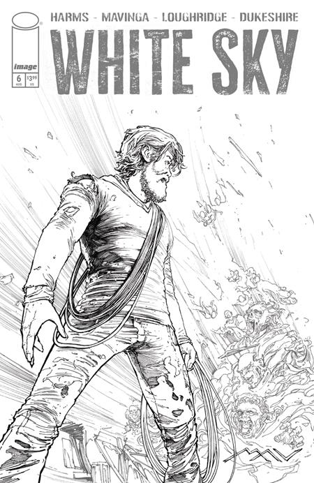 🔞 White Sky #6 - Image - J P Mavinga B&W Var (Closed) R2639
