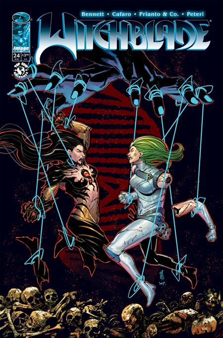 Witchblade #24 - Vol 3 - Top Cow - Cafaro, Prianto Main Cover (Closed) R2632