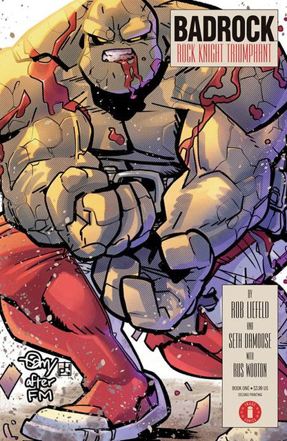 Badrock #1 - Youngblood - Seth Damoose Dark Knight Triumphant 2nd Printing (Closed) R2633