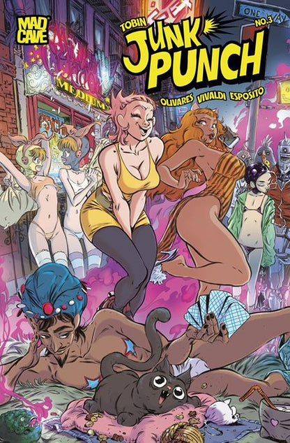 Junk Punch #3 - Mad Cave - Carlos Olivares Main Cover (Closed) R2633