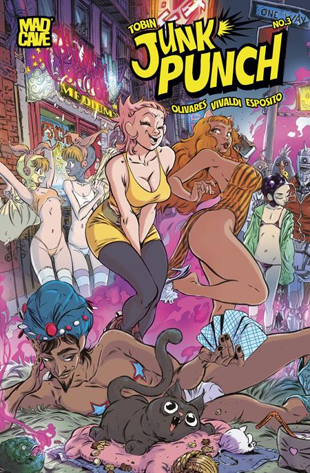 Junk Punch #3 - Mad Cave - Carlos Olivares Main Cover (Closed) R2633