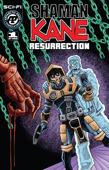 Shaman Kane: Resurrection #1 - Sci Fi - David John Broughton Main Cover (Closed) R2633