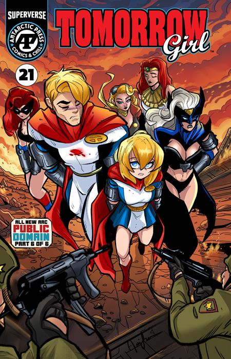 Tomorrow Girl #21 - Superverse - Terry Parr Main Cover (Closed) P31
