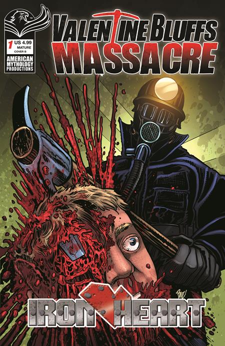 🔞 Valentine Bluffs Massacre: Iron Heart #1 - American Mythology - Buz Hasson Variant (Pre-Order) C31-P35