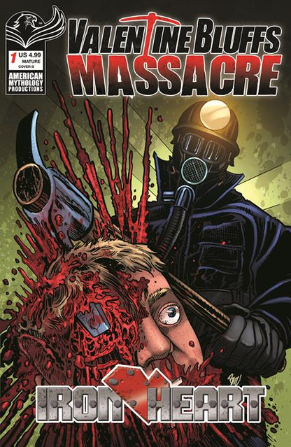 🔞 Valentine Bluffs Massacre: Iron Heart #1 - American Mythology - Buz Hasson Variant (Pre-Order) C31-P35