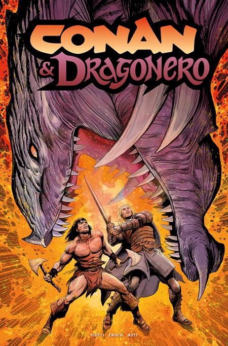 🔞 Conan & Dragonero #4 - Patch Zircher Foil Variant (Closed) P31
