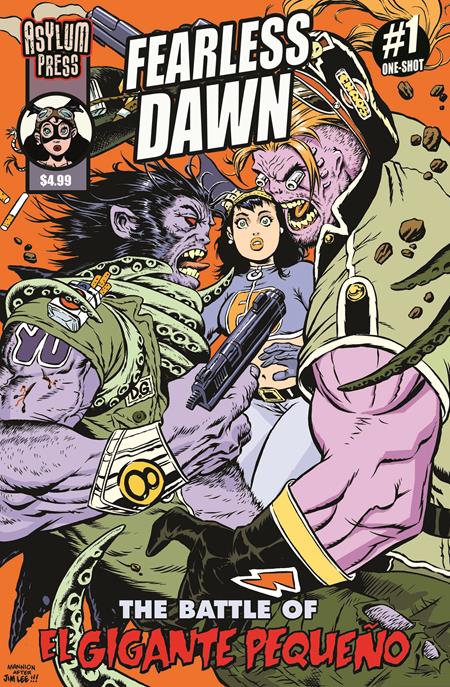 Fearless Dawn: Battle of El Gigante Pequeno - Asylum Press - Steve Mannion Main Cover (Pre-Order) C32-P37