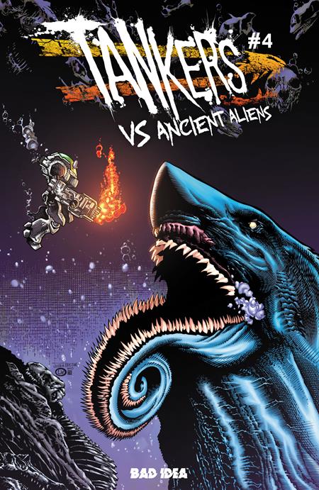 Tankers vs Ancient Aliens #4 - Bad Idea - Derstine, Livesay Variant (Closed) R2636