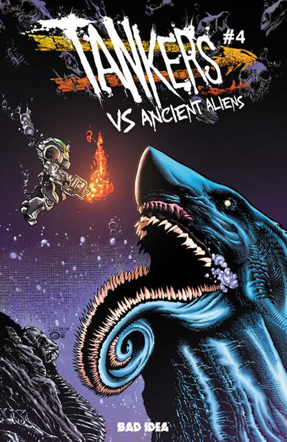Tankers vs Ancient Aliens #4 - Bad Idea - Derstine, Livesay Variant (Closed) R2636