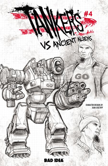 Tankers vs Ancient Aliens #4 - Bad Idea - Juan Jose Ryp Design Variant (Closed) R2636
