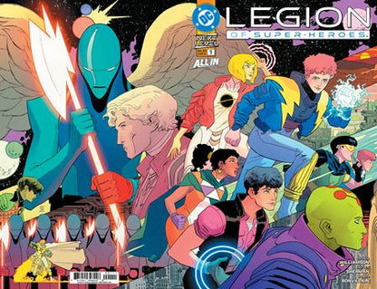 Legion of Super Heroes #1 - Next Level - Hayden Sherman Wraparound Main Cover (Closed) R2635