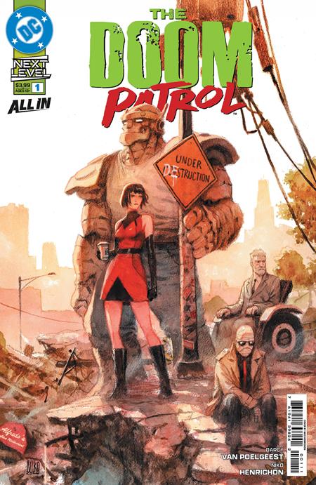 Doom Patrol #1 - Next Level - Niko Henrichon Main Cover (Closed) R2635