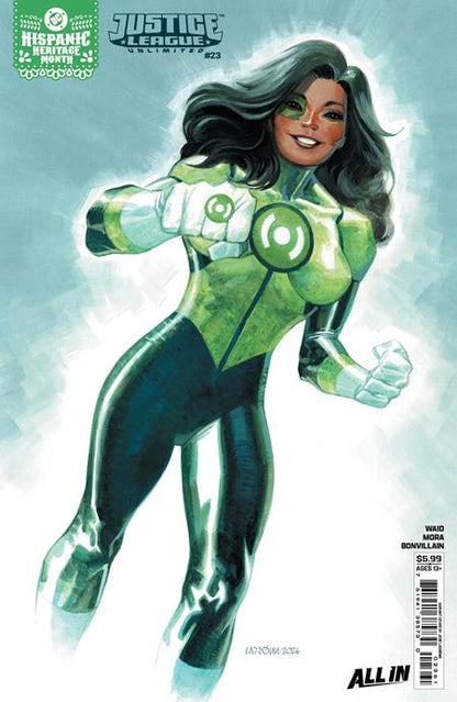 Justice League: Unlimited #23 - Jose Ladronn Hispanic Heritage Month Var (Closed) R2638