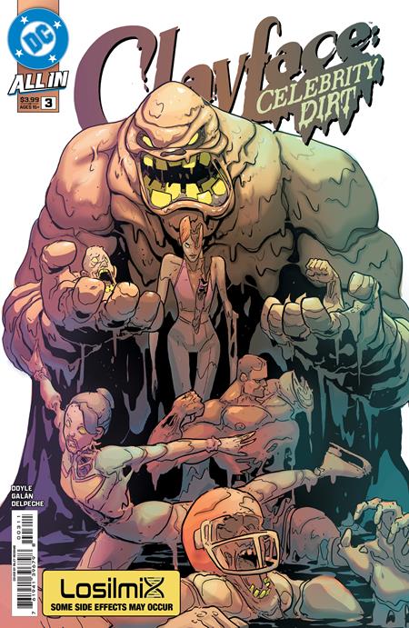 Clayface: Celebrity Dirt #3 - Riley Rossmo Main Cvr (Closed) R2636