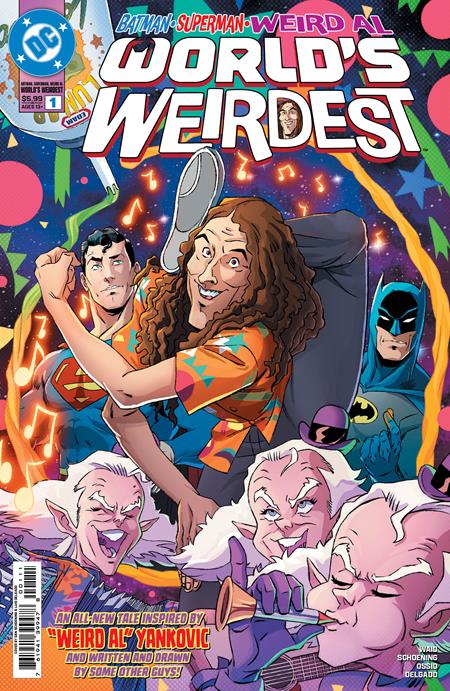 Batman / Superman: Weird Al World's Weirdest - Dan Schoening Main Cover (Closed) R2635