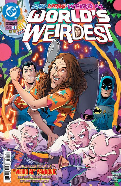 Batman / Superman: Weird Al World's Weirdest - Dan Schoening Main Cover (Closed) R2635