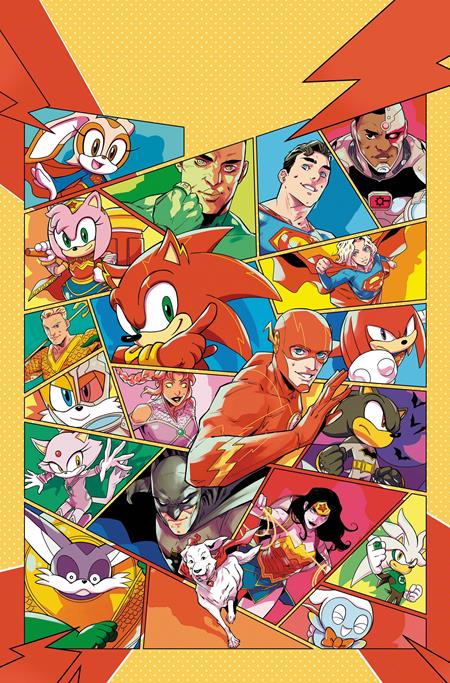 DC x Sonic the Hedgehog: Metal Legion #5 - Pablo M Collar Main Cover (Pre-Order) C32-P35