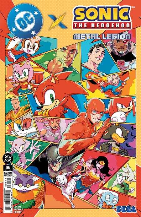 DC x Sonic the Hedgehog: Metal Legion #5 - Pablo M Collar Main Cvr (Closed) R2637