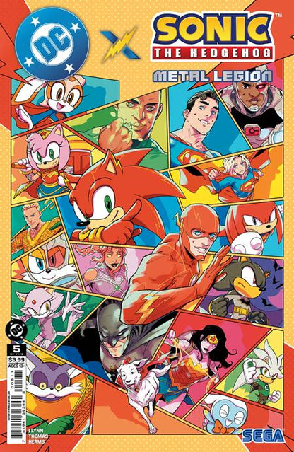 DC x Sonic the Hedgehog: Metal Legion #5 - Pablo M Collar Main Cvr (Closed) R2637