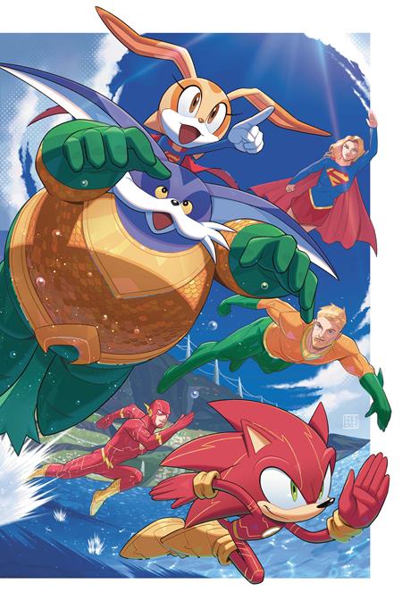 DC x Sonic the Hedgehog: Metal Legion #5 - Min Ho Kim Variant (Pre-Order) C32-P35
