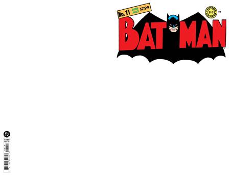 Batman #11 - Blank Sketch Facsimile 2026 (Closed) R2635