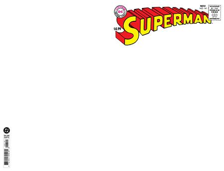 Superman #141 - Blank Sketch Facsimile 2026 (Closed) R2638