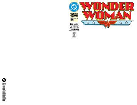 Wonder Woman #72 - Blank Sketch Facsimile 2026 (Closed) R2638