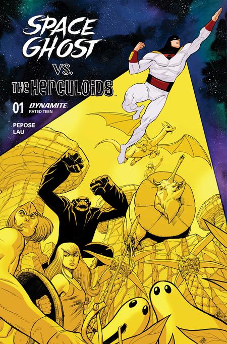 Space Ghost vs The Herculoids #1 - Drew Moss Variant (Pre-Order) C34-P37
