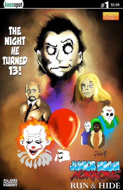 Junior High Horrors: Run & Hide - Rob Potchak Night He Turned 13 Variant (Closed) R2638