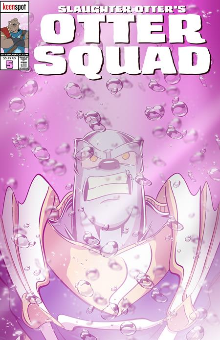 Otter Squad #5 - Keenspot - Matt Rodgers Main Cover w/ Trading Card (Closed) R2639