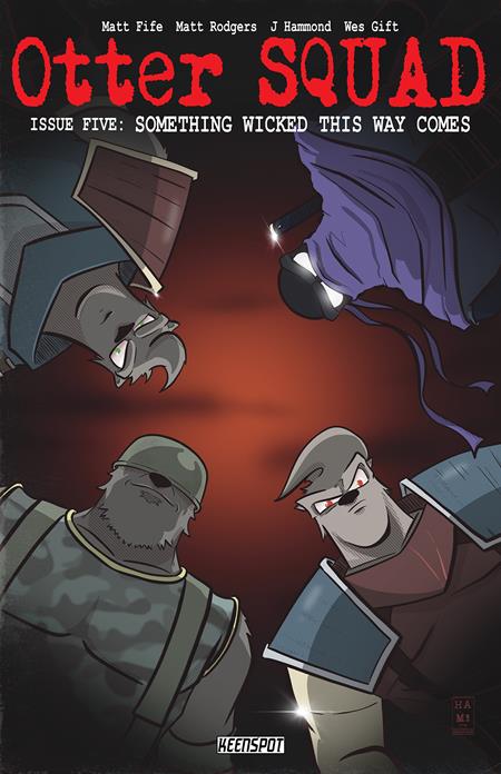 Otter Squad #5 - Keenspot - J Hammond The Boys Homage Variant w/ Trading Card (Closed) R2639