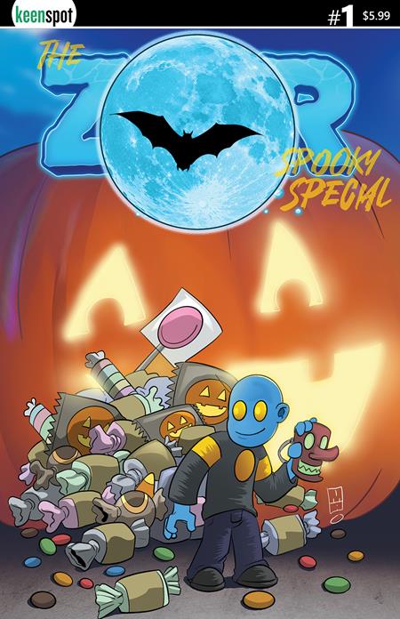 Zor: Spooky Special #1 - Keenspot - Michael Adams Main Cover (Closed) R2636