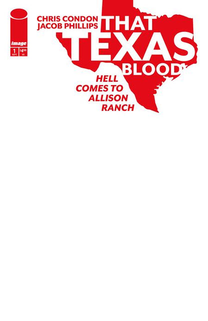 🔞 That Texas Blood: Hell Comes to Allison Ranch #1 - Blank Sketch Var (Closed) R2638