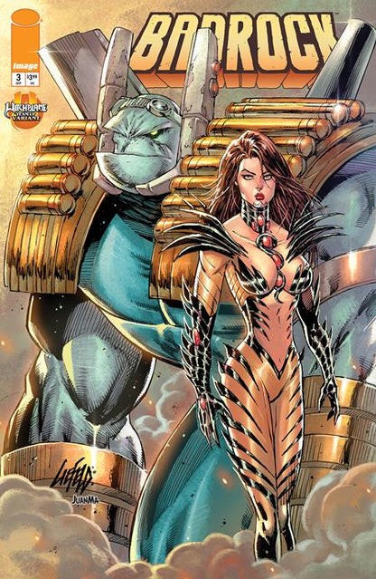 Badrock #3 - Youngblood - Rob Liefeld Witchblade Team Up Var (Closed) R2638