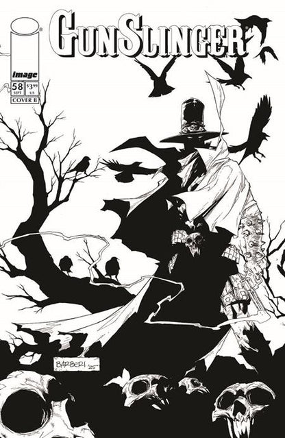 Gunslinger #58 - Spawn Universe - Carlo Barberi B&W Var (Closed) R2638