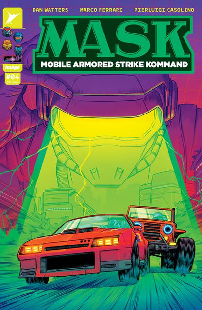 M.A.S.K. #4 - Mask - Energon Universe - Pye Parr Main Cover (Closed) R2635