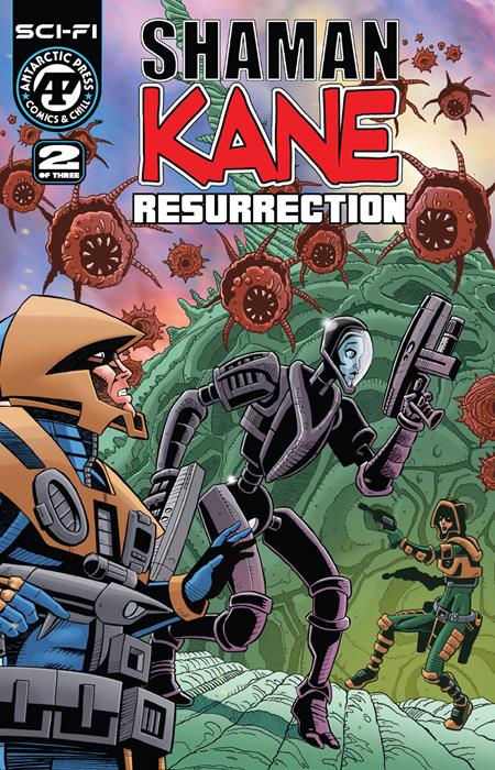 Shaman Kane: Resurrection #2 - Sci Fi - Antarctic Press - David John Broughton Main Cover (Closed) R2636
