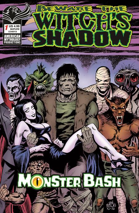 🔞 Beware the Witch's Shadow Monster Bash #1 - Dan Parsons Variant (Pre-Order) C36-P39