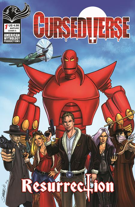 🔞 Cursedverse: Resurrection #1 - American Mythology - Mark Sparacio Main Cover (Pre-Order) C34-P37