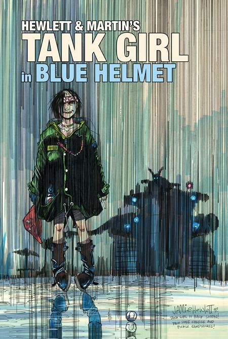 🔞 Tank Girl in Blue Helmet - Summer Special - Jamie Hewlett Main Cover (Pre-Order) C33-P36