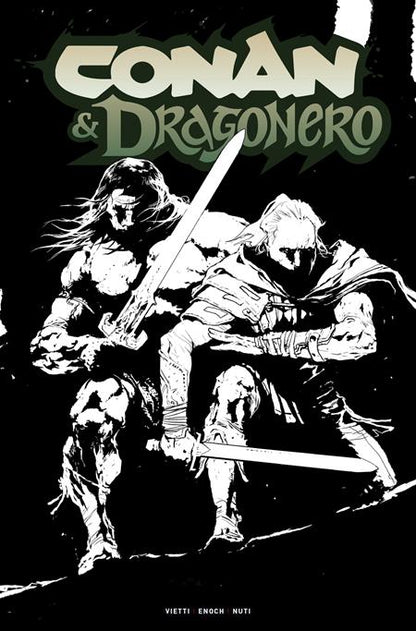 🔞 Conan the Barbarian & Dragonero #5 - Stevan Subic Inks Variant (Closed) R2635