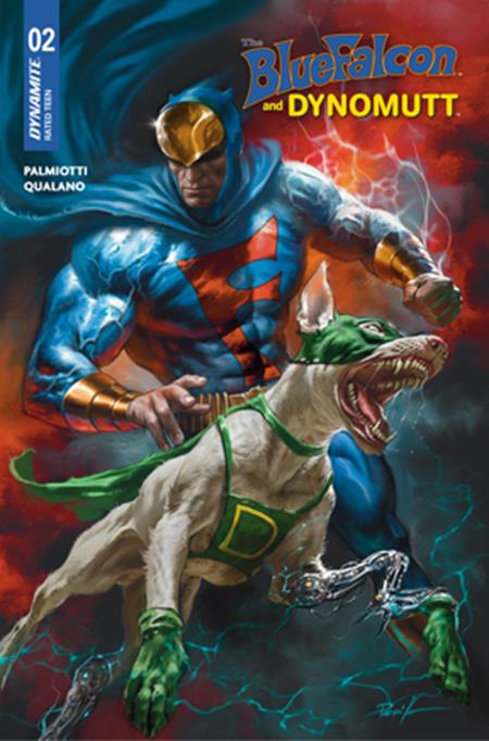 Blue Falcon + Dynomutt #2 | Lucio Parrillo Main Cover | FC: 8/9 | PL: 1/10 (Pre-Sale)