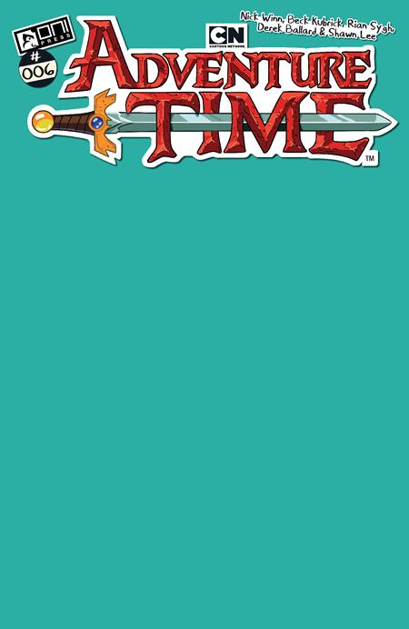 Adventure Time (2025) #6 | BMO Teal Blank Sketch Var | FC: 8/9 • PL: 1/10 (Pre-Sale) [C36]