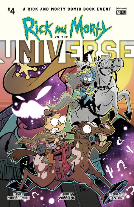 Rick + Morty vs The Universe #4 (of 4) | Troy Little Var | FC: 29/9 • PL: 22/10 (Pre-Sale) [C39]